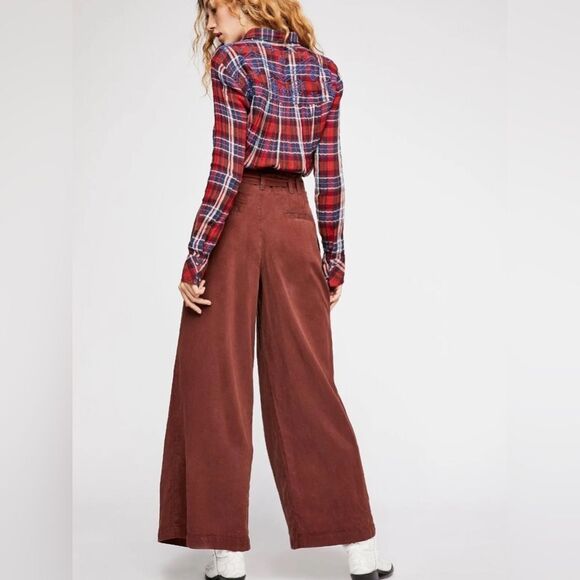 Free People Dwell On Dreams Trouser Pants size 2 - Picture 2 of 16